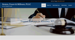 Desktop Screenshot of keatonfrazermillesonpllc.com